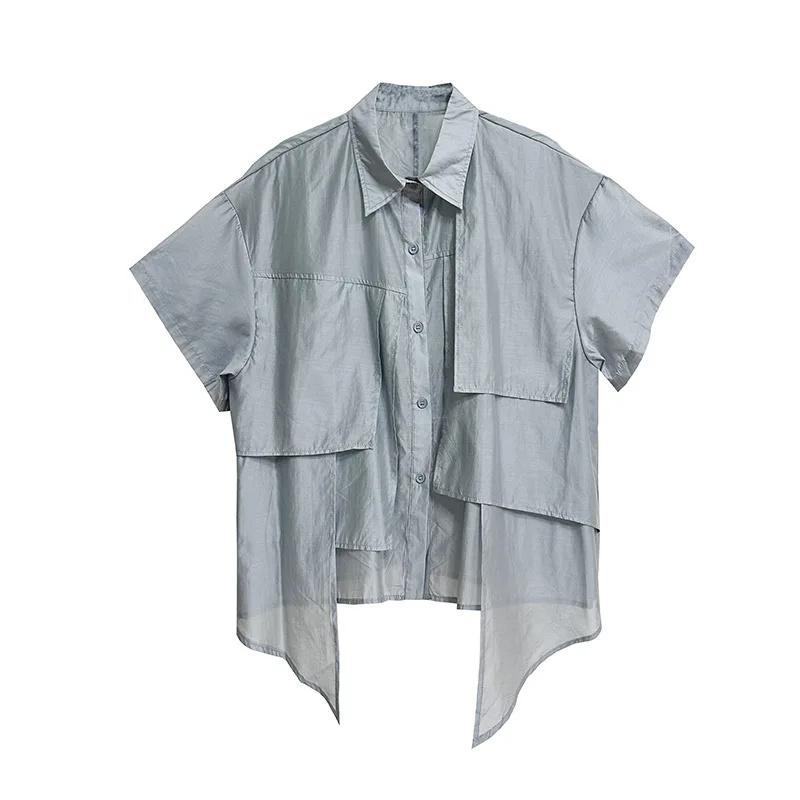 Xitao Irregular Patchwork Shirt ZY8823