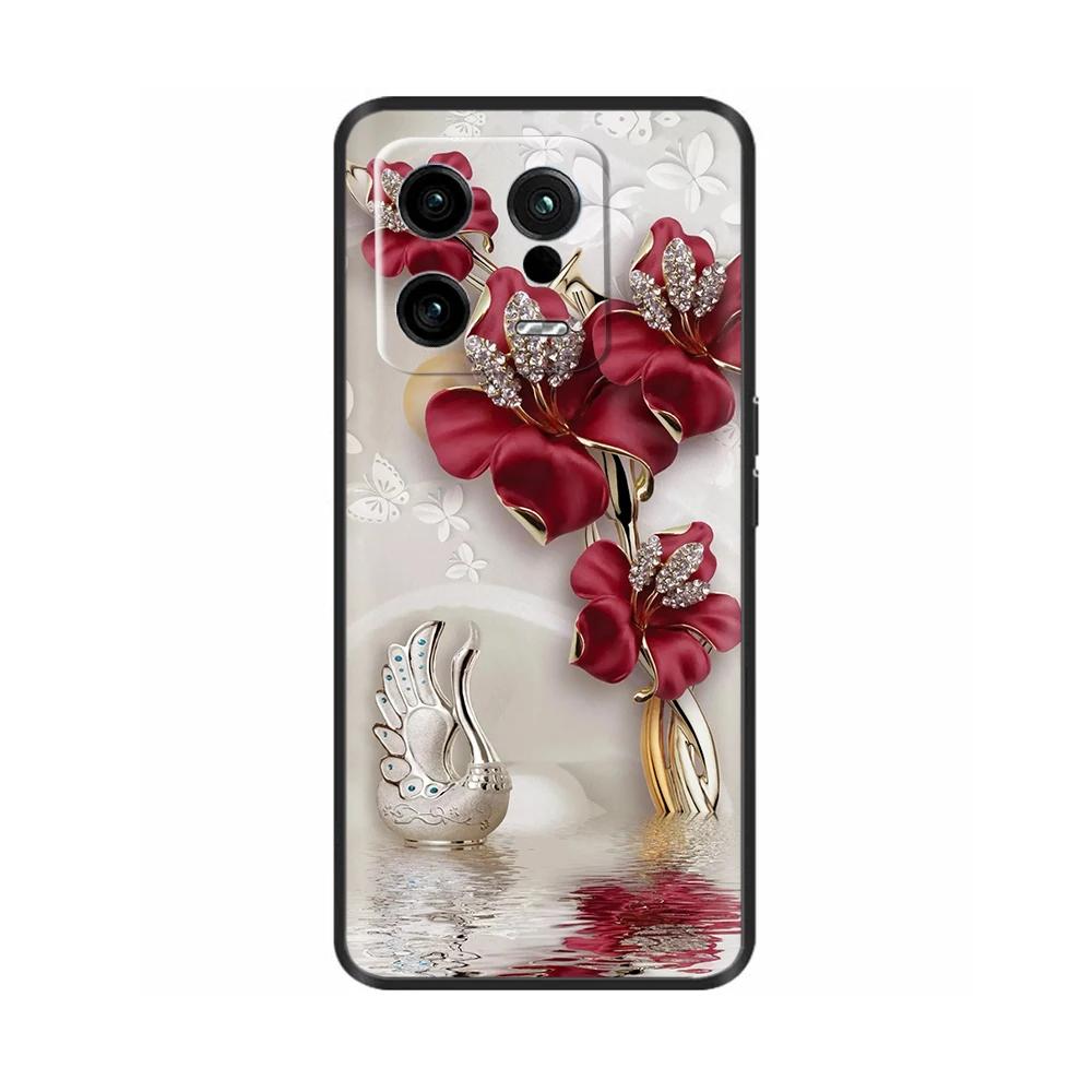 For Xiaomi13 Pro Case For Xiaomi 13 Pro Case Cute Painted Phone Cover Soft Liquid Silicone Phone Cases For Xiaomi 13 Funda