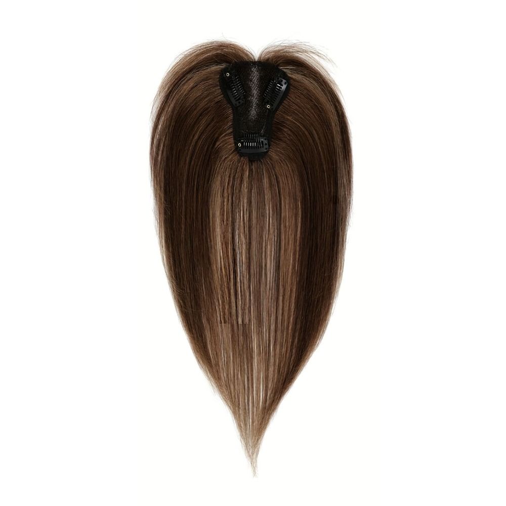 Clip In Hair Toppers Wigs with Bangs Hair Extension Fringe Hair Pieces Increase Hair Volume