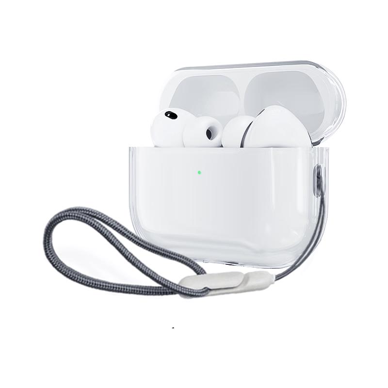 ESCASE Ultra-Thin TPU Case for AirPods Pro 3 with Lanyard