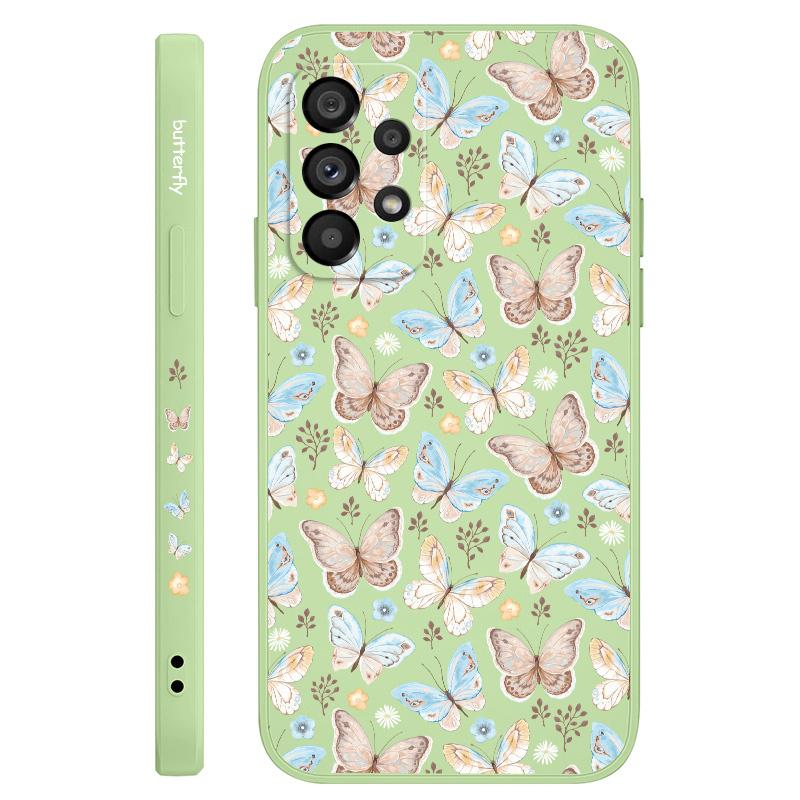 Flying Butterfly Case For Samsung Galaxy A73 A53 A33 A23 A13 A72 A52 A52S A32 A22 A12 A71 A51 A31 A21S 4G 5G Cover