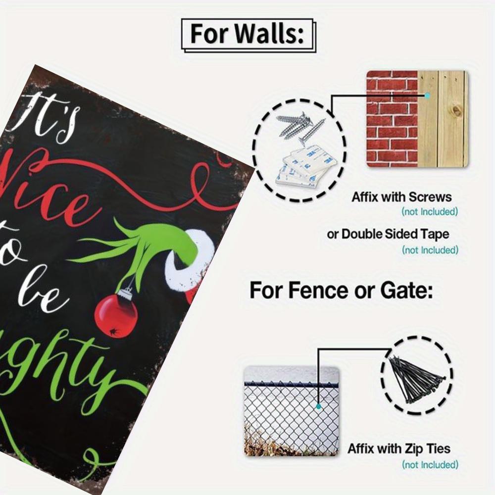 Metal Tin Sign Board Wall Art Decor Retro Vintage Kitchen Bedroom Man Cave Wall Decor Cafe Living Room Wall Decor Poster Plaque