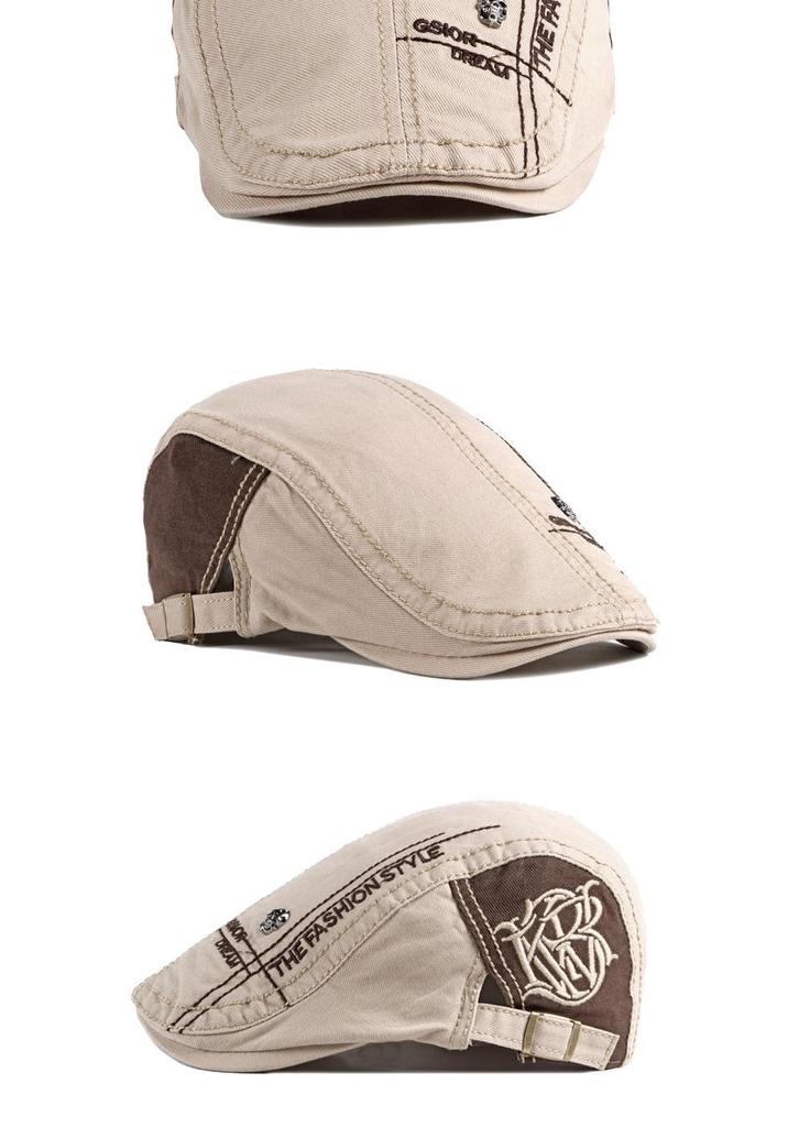 Frühling-Sommer Herren Baumwollbarett: Koreanischer Stil Outdoor Entenschnabelkappe für Jugendliche & Unisex.