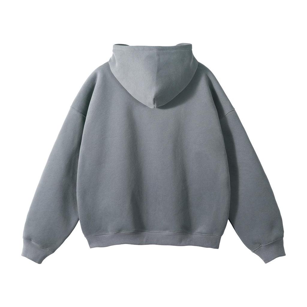 European & American Trendy Oversized Fleece-Lined Hooded Sweatshirt - Autumn/Winter Collection
