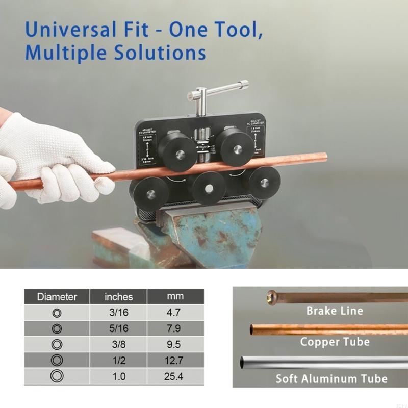 

Portable Metal Pipe Straightening Device For Fuels Brake Lines 3/16 To 1 Inch Aluminum Copper Tubing Workshop Use China Mainland