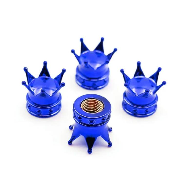 Metal Finish Tire Valves Cap Scratch Proof Resistant to Harsh Environments Outdoor Driving Ready Water Resistant 4 Pack