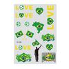 Glow Soccer Tattoos, Waterproof Temporary Freckle Stickers, Football Fan Body Art for Game Day, Night Party Makeup