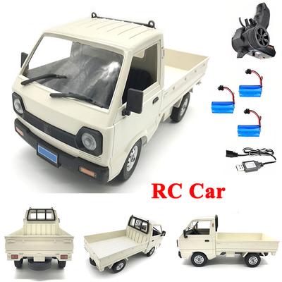 WPL D12 1/10 4WD RC Auto Simulácia Drift Nákladné auto Kefovaný 260 motor Lezecké auto LED Svetlo Cestné RC