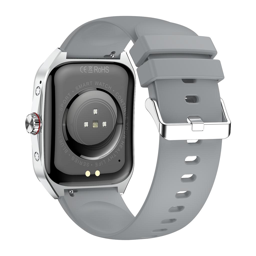 Rainbuvvy HK80 Smart Bracelet Android Smartwatch 128MB ROM 1.95inch AMOLED Full Touchscreen BT5.3 Long Standby Heart Rate Calories NFC Sports Watch