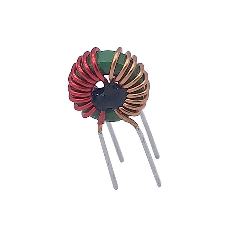 Red Bobbin Split Winding Ferrite Core 400UH 4A Common Mode Choke Coil T9*5*3 with 0.6 Wire, 9 Turns