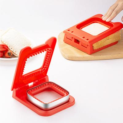 Sandviç Kesici Sandviç Ekmek Kalıp DIY Gıda Sınıfı Paslanmaz Dolum Sandviç Mühür Makinesi Kalıp Pişirme Aracı