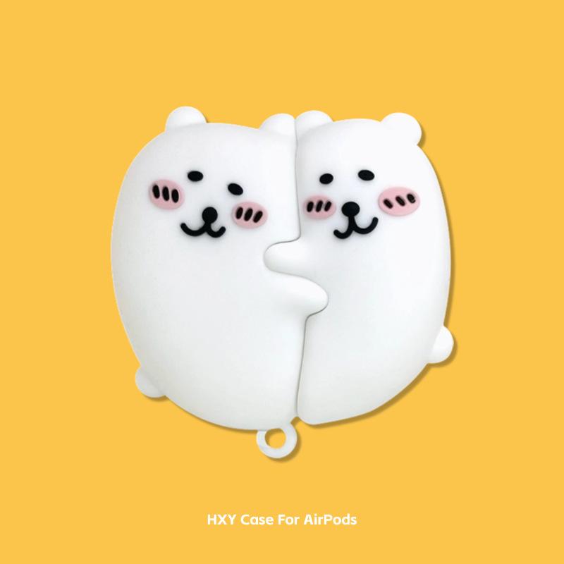 Polar Bear Hug AirPods Protective Case for Pro, 3rd, and 2nd Generation Wireless Earphones