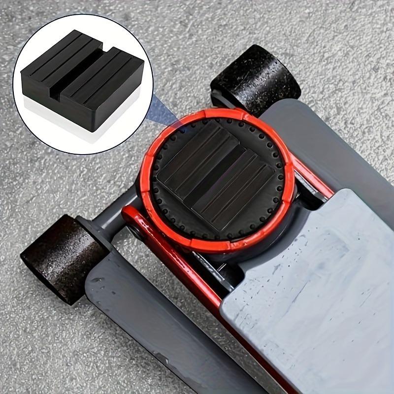2pcs Car Jack Rubber Pads - 75mm Heavy-Duty Damping Blocks for Stable Lifting, WummiPad Compatible, Automotive Accessory Adapter