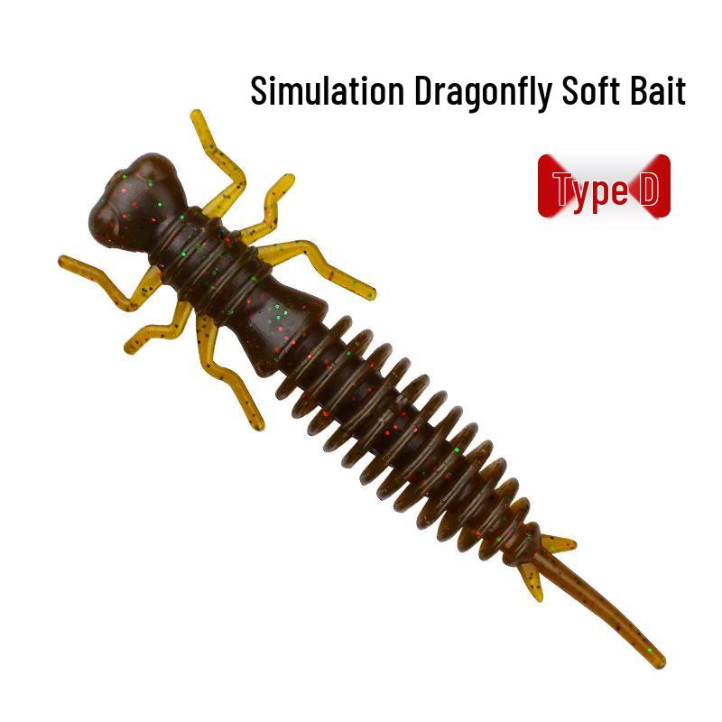 Bionic Dragonfly Shrimp Bass & Mandarin Fish Freshwater Lure 9 cm