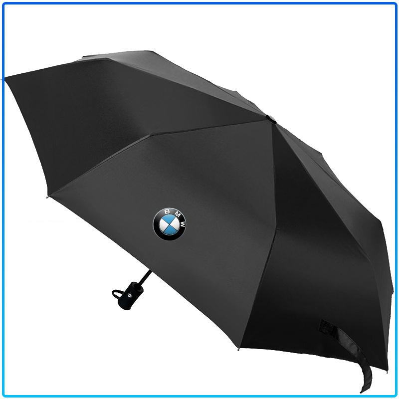1Pcs Windproof Rain Fully Automatic Compact 3 Folding Umbrella Car Accessories For BMW M Performance 1 3 5 7 Series M3 M4 M5 M6 X1 X3 X5 X6 X7 E30 E34