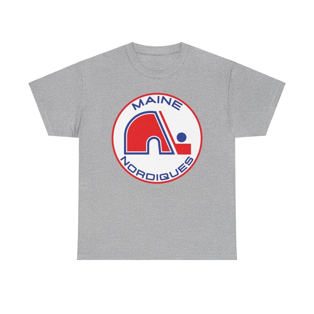 Unisex Graphic T-shirt Maine Nordiques North American Hockey League 1973-1977 T-shirt