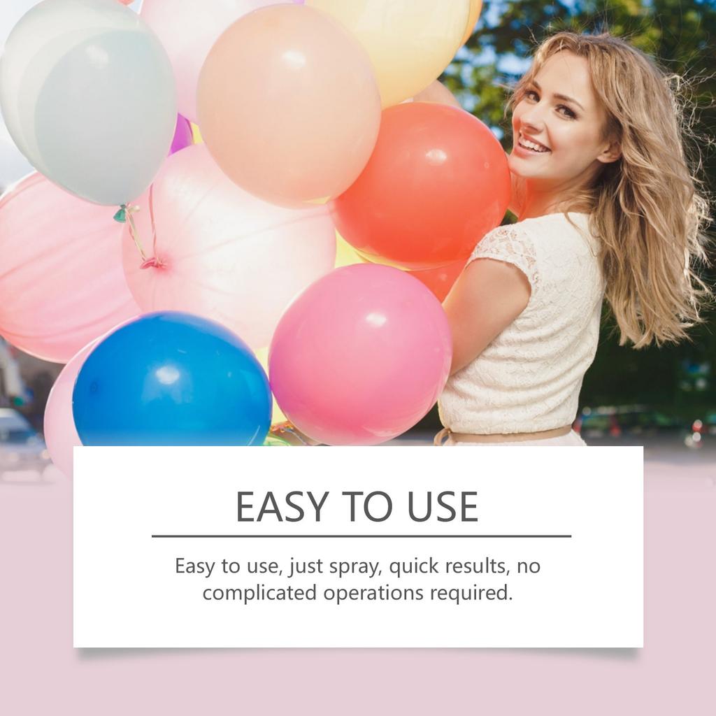 Balloon Shine Spray for Party, Quick Gloss, No Residue, for Latex Balloons, 500ml