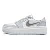 Air Jordan 1 Elevate Low SE Tear Away - Bílé Dámské Tenisky Metalicko-Stříbrné DX6069-101