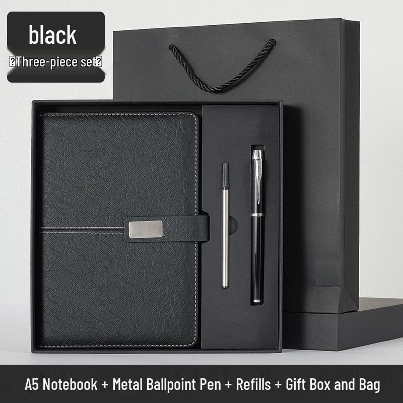 Custom Logo High-End Business Notebook Gift Set - Ideal for Company Events and Annual Meetings