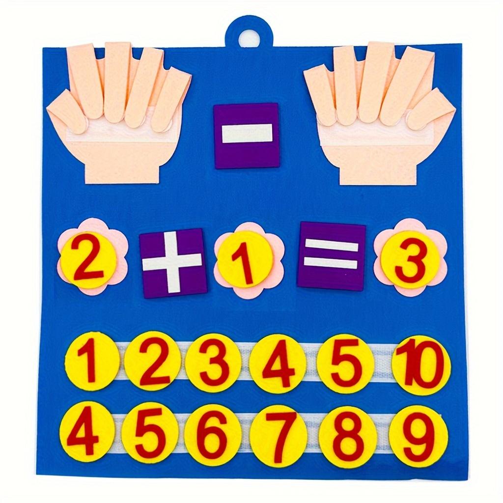 Kid Felt Finger Numbers Math Toys Children Counting Early Learning Educational Board For Toddler Teaching Aid