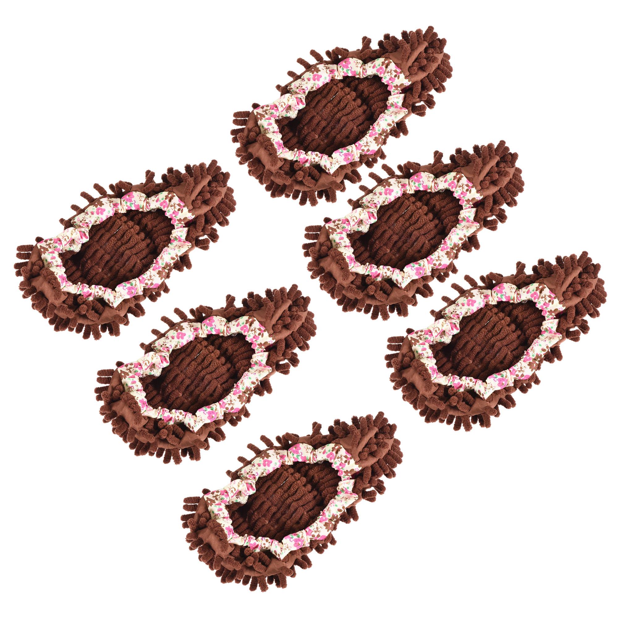 

Моющиеся Чехлы для Обуви для Уборки Многофункциональные из Шениля и Микрофибры Пылесборник Швабра Тапочки Носки для Ног Инструменты для Дома Пола 2/4/6шт