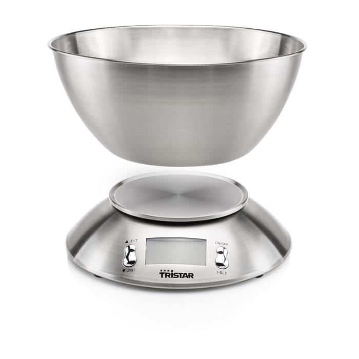 Balance De Cuisine Tristar KW-2436 – 5 Kg – Acier Inoxydable