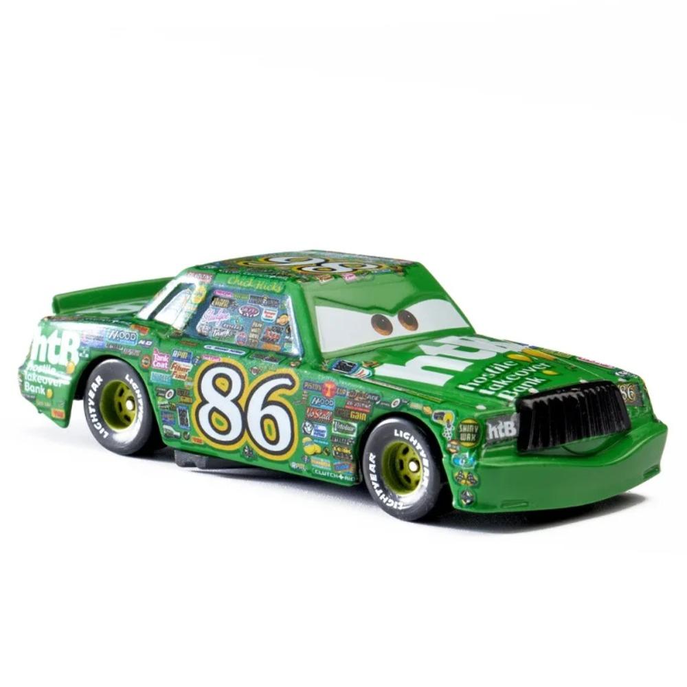 

Машинки Disney Pixar Cars Блискавка Макквін Метр Джексон Шторм Король Метр 1:55 Металевий сплав Іграшкова модель автомобіля Іграшки Дитячі подарунки