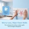 Self Adhesive Anti Collision Cushion Waterproof Foam Bumper Flexible Padded Wall Sticker  Bed Head