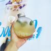 10Pcs Disposable Transparent PET Ball Shape Juice Cup Cute Drink Store Milk Tea Yogurt Packaging Kettle with Spiral Aluminum Lid