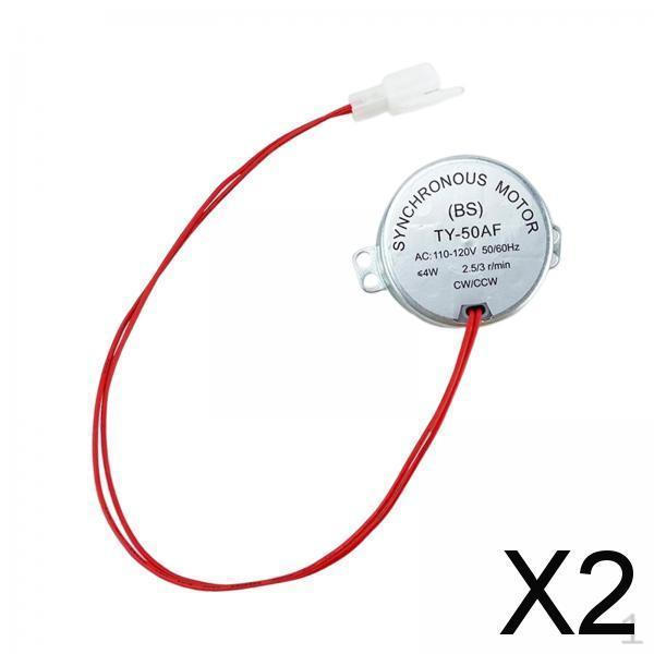 

2x Мотор для переворота яиц для автоматического инкубатора, лоток для переворота яиц, 2,5 об/мин, AC 110 В