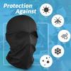 Black Full Face Cover Hat Balaclava Army Tactical CS Cycling Motorcycle Hats Summer Sun UV Protection Scarf Outdoor Sport Mask