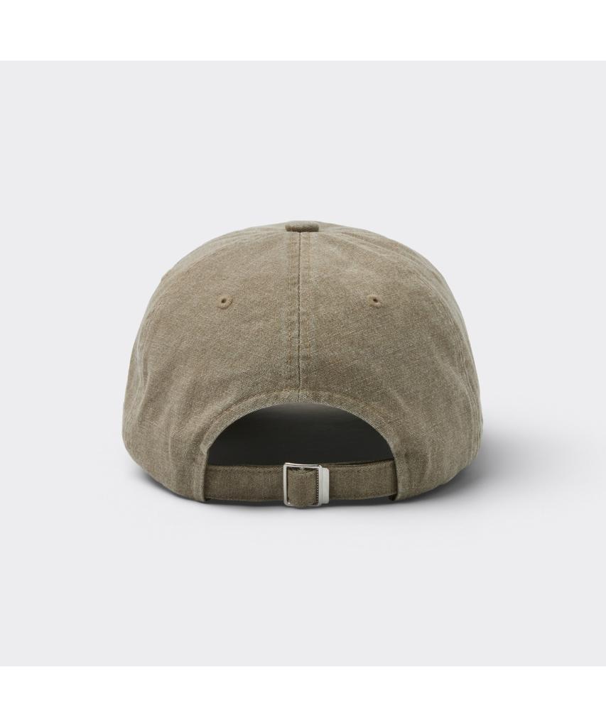 Keoseuuteommellou Beige Washed Denim Logo Cap Carax26103Bex