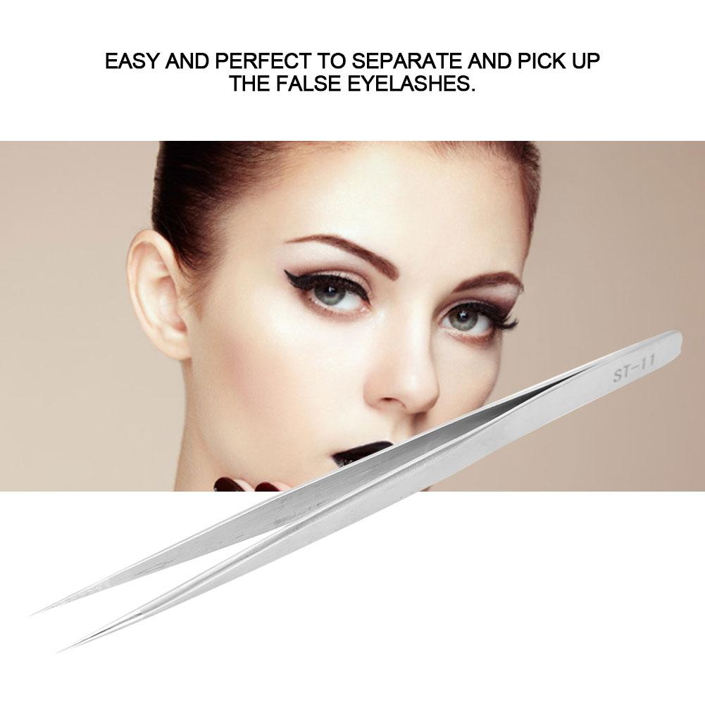 4 Types Grafting False Eyelashes Stainless Steel Tweezers Eye Lashes Extension Kit ST 11