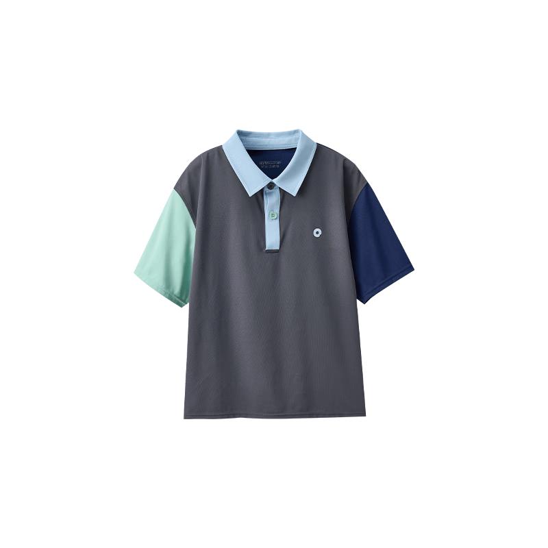 Children s Quick-Dry Contrast Polo Shirt 120