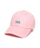 LEE Small Twitch Logo Pigment Ball Cap Pink