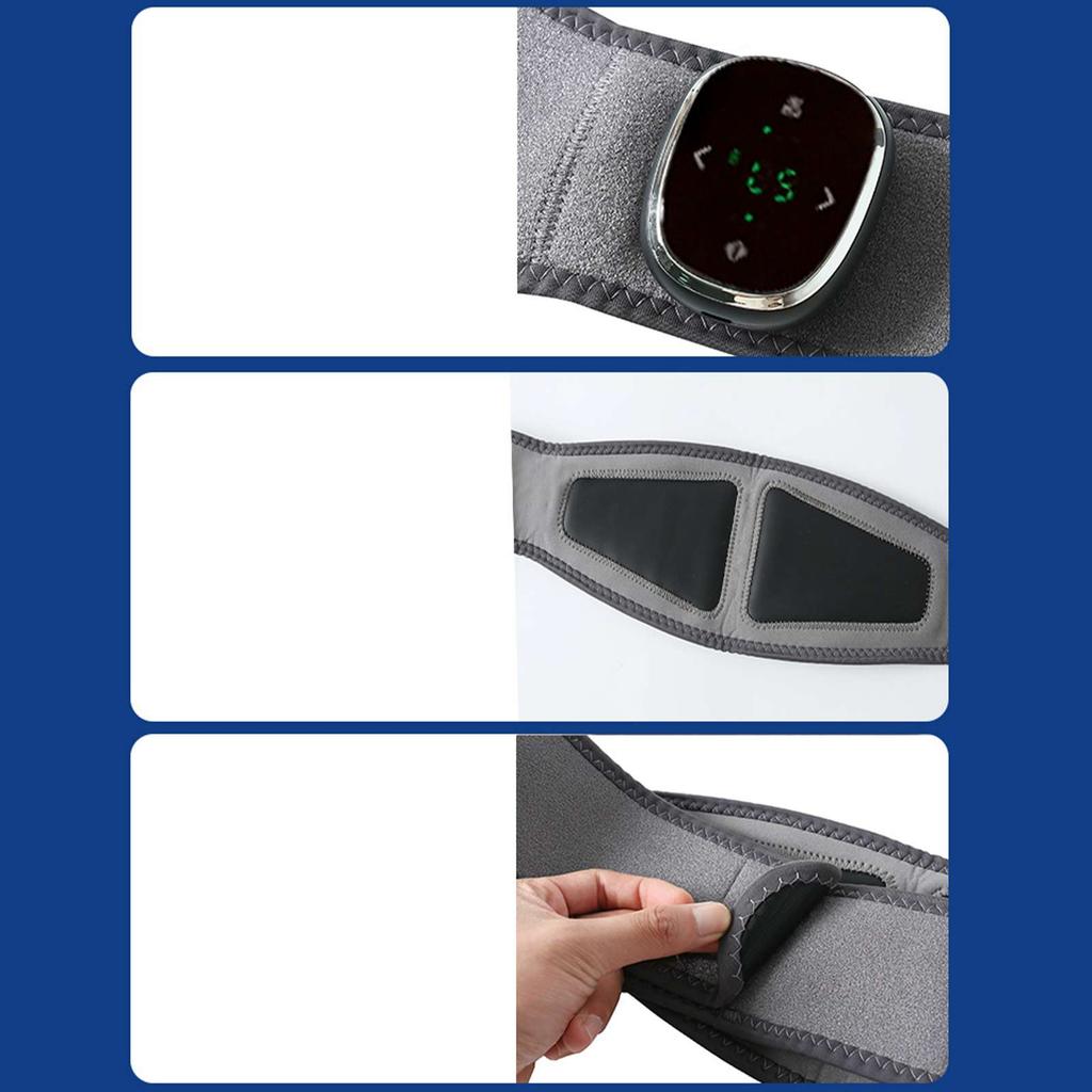 Heated waist belt, waist massager, smart massage waist belt