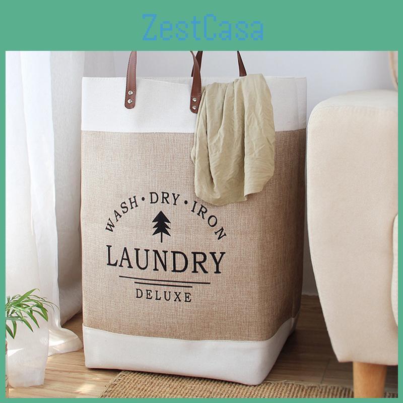 Capacity Large Basket Dirty Laundry Clothes Basket Fabric Laundry Basket Folding Storage Basket Household Storage Box Portable