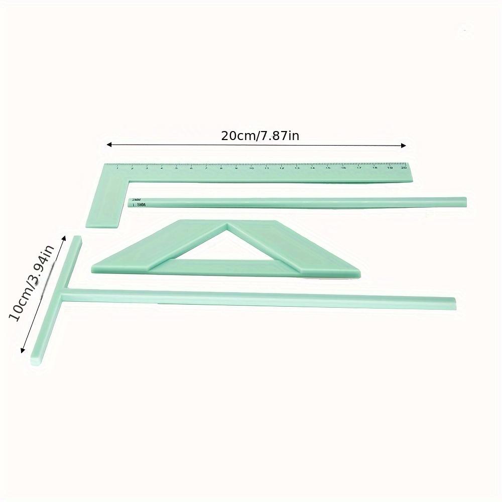 1set Multi-Functional Ruler DIY Journal Scrapbook Cover Making Kit Book Binding Positioning School Supplies