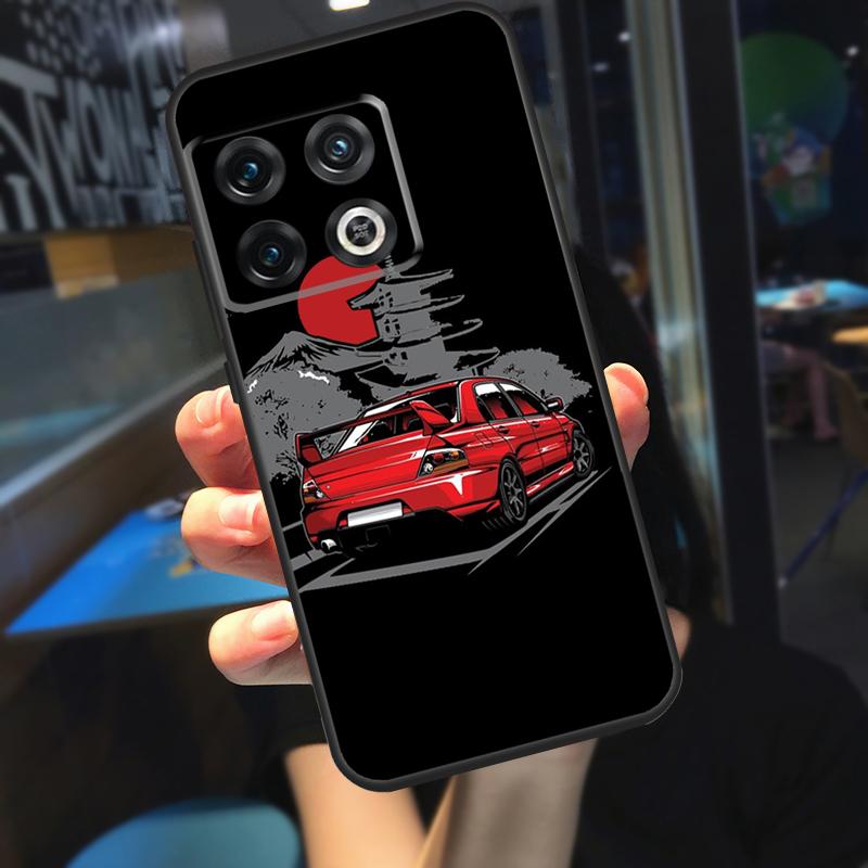 JDM Car Evo For OnePlus 9 10 Pro Ace 9RT 10T 8T Phone Case For OnePlus Nord 2T N10 N20 N300 CE 2 Lite