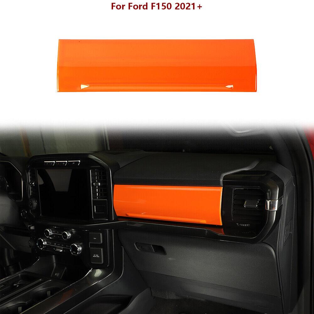 Orange Dashboard Co-pilot Panel Trim Cover For Ford F150 - Accessories