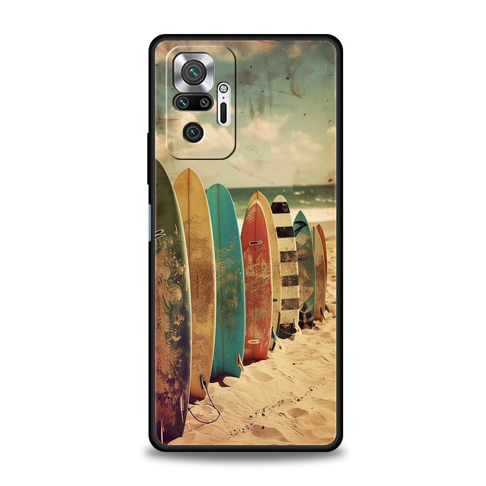 

Phone Case Cover for Redmi 14C 13C 10C Note 14 13 12 10 11 K40 K50 Gaming Pro Plus 5G Soft TPU Shell Summer Beach Fundas Capas Note 12 Pro 4G