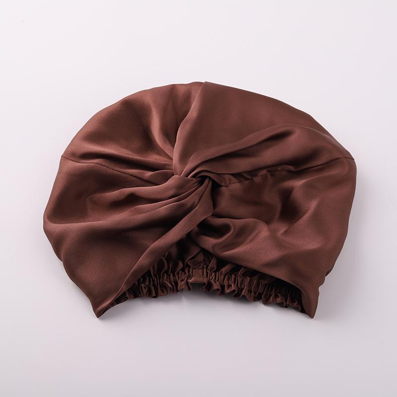 Mulberry Silk Night Cap 19 Momme Women's Solid Sleeping Hat Night Sleep Cap Hair Care Free Shipping World Wide
