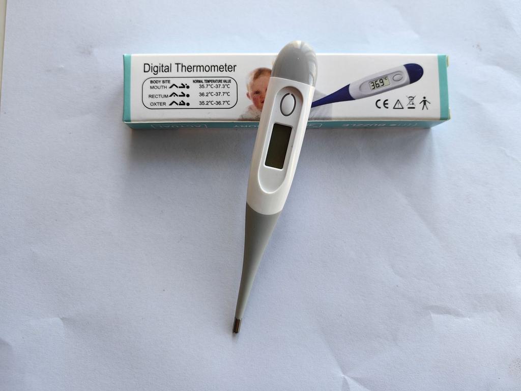Hot Popular 1PC Dog Cat LED Electronic Thermometer, Safe Wet Dry Veterinary Thermometer Pet Temperature Measuring Tool