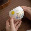 Exquisite Chinese Ceramic Teacup Handmade Custom Master Cup Traditional Tea Accessories Custom Coffee Cup Tea Set Supplies