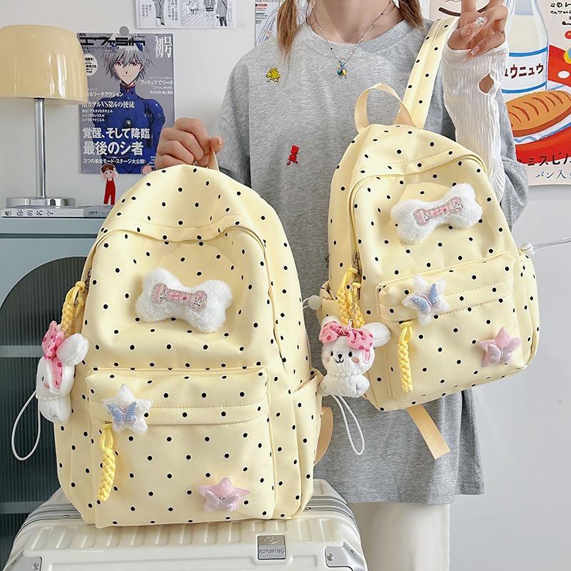 New Japanese high-value, fresh and sweet candy-colored backpack, lightweight and large-capacity travel backpack for junior high school students