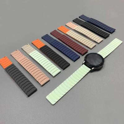 Magnetic Band for Garmin Venu 4-45mm Silicone Loop Strap Replace Bracelet for Forerunner 570 165 245 255 Music/Vivoactive 6 5 4