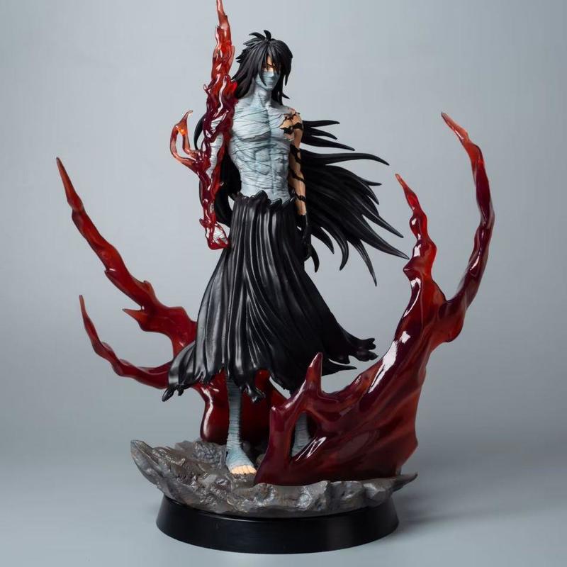 Bleach Oversize Anime Figurine Model Gk Kurosaki Ichigo Getsuga Tensho Zangetsu Action Figure 41cm Statue Collection Toys Figma