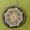 2D Metal Mandala Flower Wind Spinner Vibrant Garden Decor for Indoor and Outdoor Perfect Thanksgiving Christmas Gift All Seasons Wind Chimes