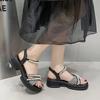 Fashion Open Toe Roman Style Footwear 2025 Luxury Summer Woman Shoes Comfortable and Elegant Low Price Vip The Best Sandals for Women