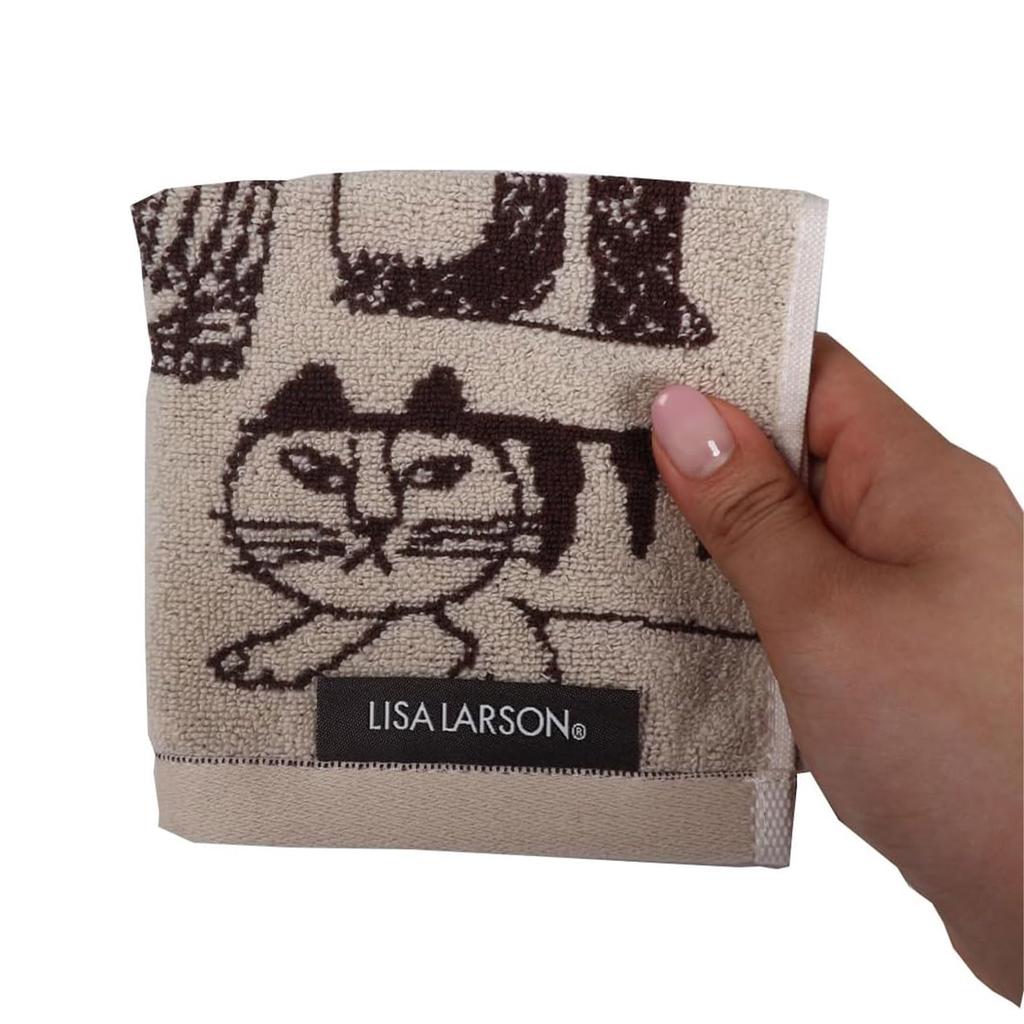 Marushin Lisa Larson Mini Hand Towel Sketch Cat Cotton LISA LARSON Gift Birthday Day Goods 6805001900 100% Mother's